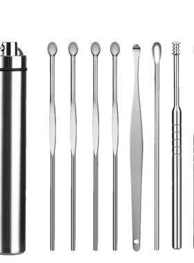 7pcs/set Ear Cleaner Wax Removal Tool Earpick Sticks Earwax