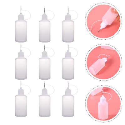 Needle Bottle Glue Tip Bottles Applicator Translucent Long