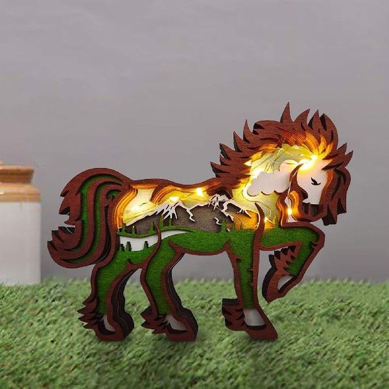 Horse Totems Animal Auras Ornaments Home Desktop decoration