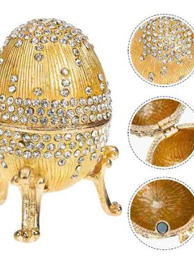 Gift Boxes Box Enameled Trinket Box Hinged Trinket Box