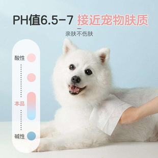 Special pet wipes the dog wet wipes clean to the
