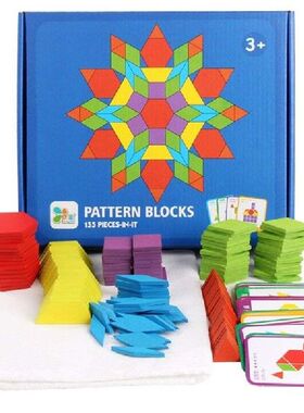 155pcs Wooden Jigsaw Puzzle Board Set Colorful Baby