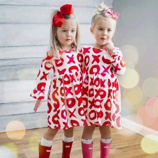 Valentines Day Dress For Baby Girl Clothes Long Sleeve