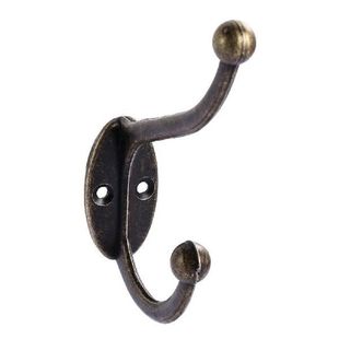 5PCS Cloth Hook Hangers Vintage Bronze Wall Hook Rustic Key