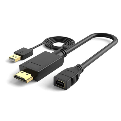Adapter HDMI-compatible To Mini Dp4k60hz Video Cable Thin Co