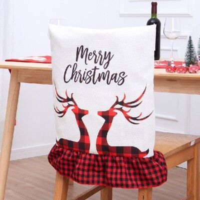 Christmas Chair Covers Protector Dinning Room Chair Back