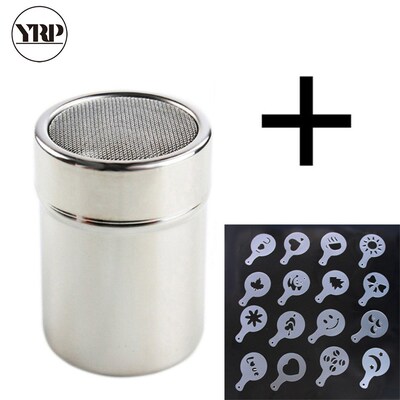 Stainless Chocolate Shaker Cocoa Flour Sugar Powder Coffee S