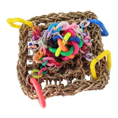 Parrot Swing Toy Bird Toys For Conures Seagrass Woven