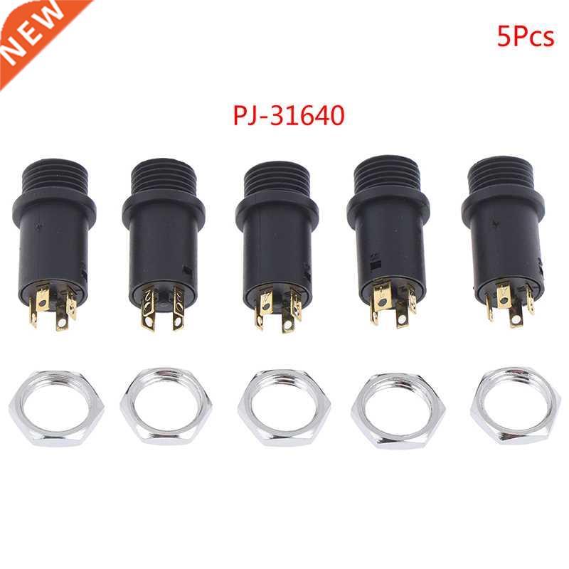 5 PCS 4 Channel PJ-31640 Connector Audio Video Vertical Sock