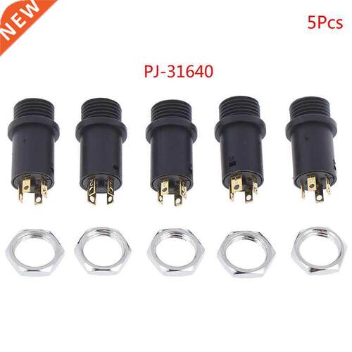 5 PCS 4 Channel PJ-31640 Connector Audio Video Vertical Sock