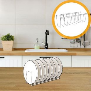 Plate Rack Metal Safe Nice Good Drain Rack Plate Organizer