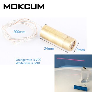 Red Line Laser Module Nivel Laser 5mW 650nm Focus Adjustable