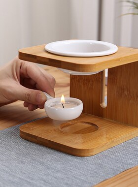 Multifunctional Ceramic Aromatic Oil Candle Holder Creative