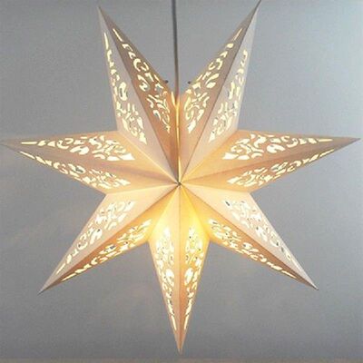 5pcs 45cm Hollow Out Star Party Light Cover Window Grille
