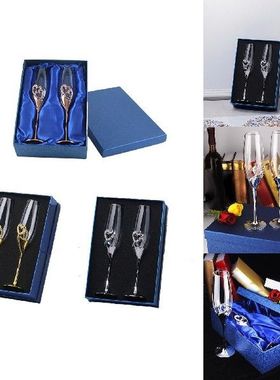 Anniversary Card Personalised Handmade Champagne Glasses