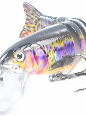 110MM 17.3G Sinking 8 Segements Multi Jointed Swimbait Minno