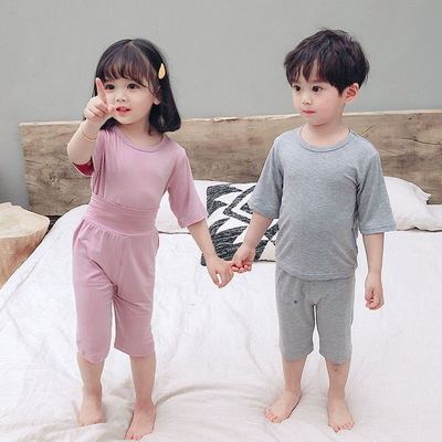 Spring Summer Baby Girls Clothes Pajamas Sets Boy Pyjamas Ki