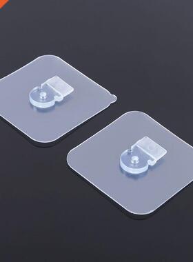 2pcs Heavy Duty Seamless Self Adhesive Hook Wall Hanger Hang