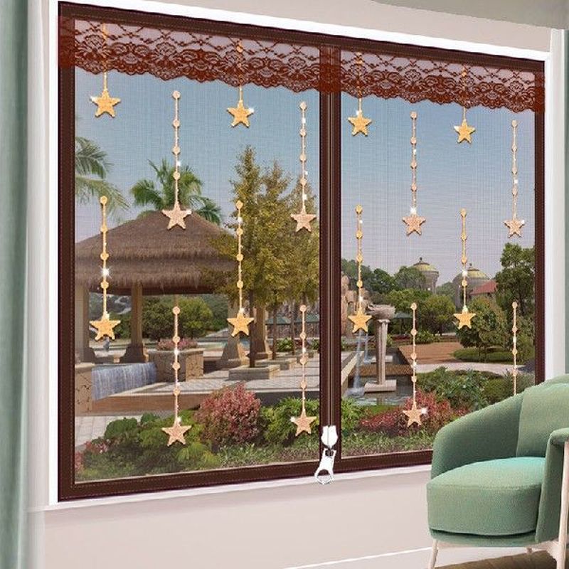 Zipper opening Insect Window Screen mosquito net for window