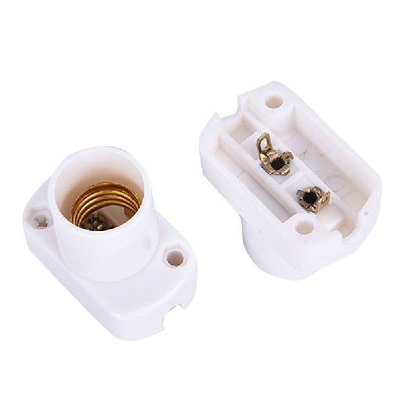 1pc Square Lamp Holder for E17 E14 LED Light Bulbs