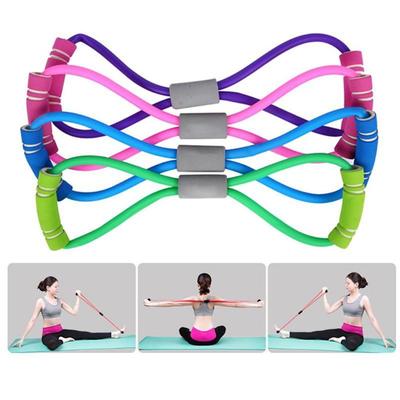 Gym 8 Word Elastic Band Chest Developer Rubber Expander Rop