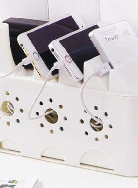 1PC Power Strip Storage Box Organizer Cables Electric Wire