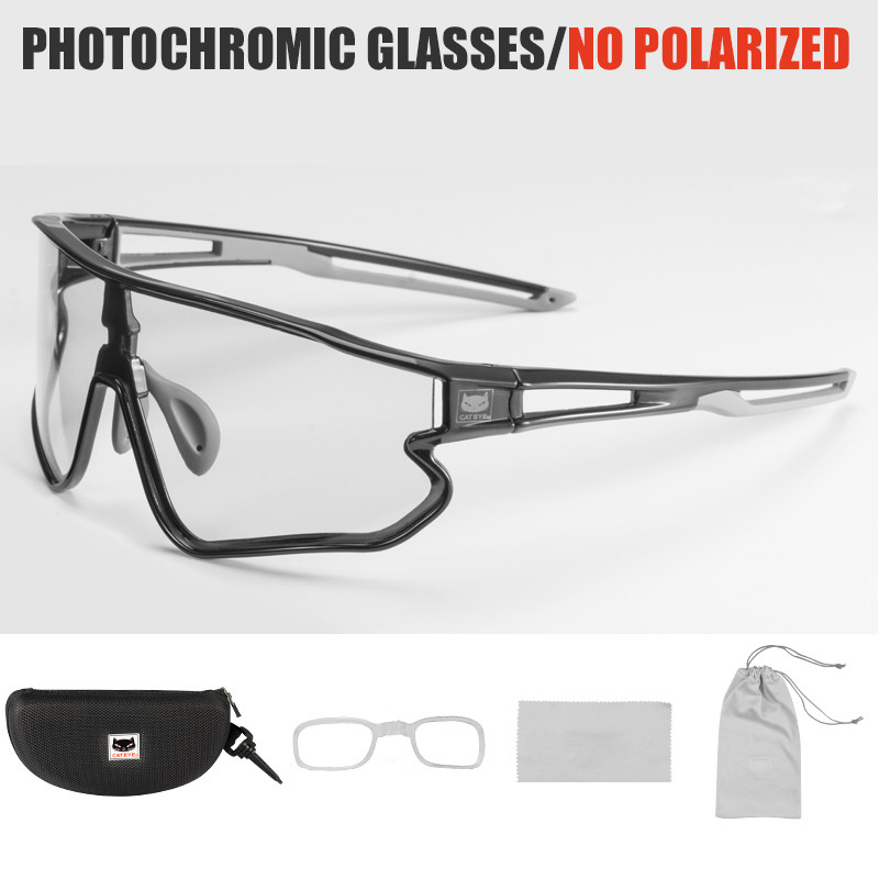 CATEYE Polarized Cycling Glasses V400 Protection Photochromi