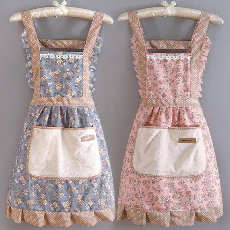 soft baking apron washable cooking apron breathable