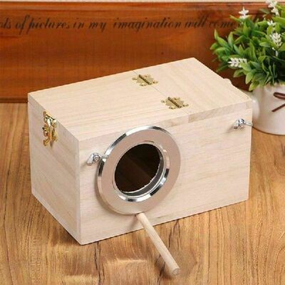 Wood Bird House Nest Birds Breeding Box Bird Parrot