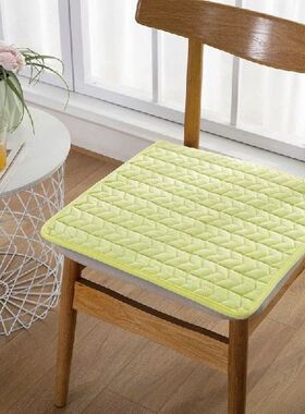 Pastoral Style Crystal Velvet Cushion Home Dining Chair