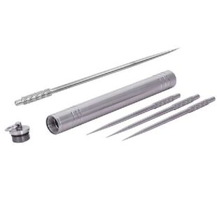 Outdoor Portable Titanium Alloy Toothpicks Storage +