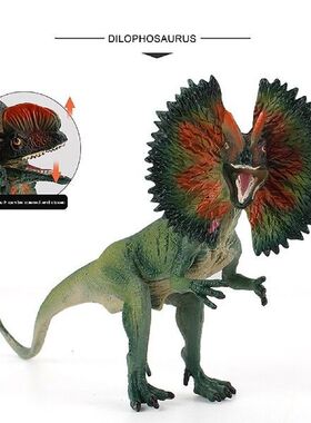 Lifelike Velociraptor Dilophosaurus Dinosaurs Figure