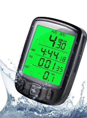 Waterproof Bike Bicycle Computer Odometer Speedometer with