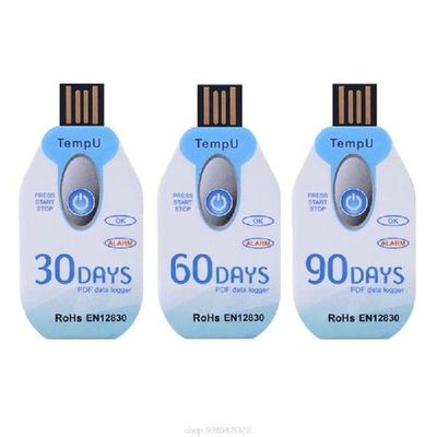 USB Temperature Data Logger Temperature & Moisture Data