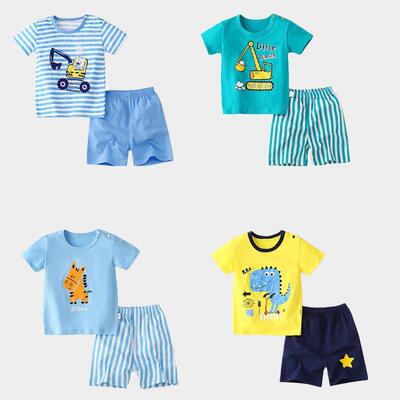 0-4 Years Old Toddler Girl Clothes Boys Girls Summer Suit Ki