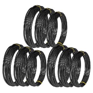9 Rolls Bonsai Wires Anodized Aluminum Bonsai Training Wire