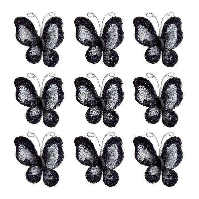 butterfly wedding decorative favor glittering decorations