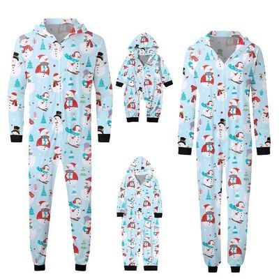 Xmas Family Matching Outfits Christmas Sets Light Blue