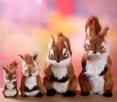 Manual simulation of animal squirrel squirrels child gift