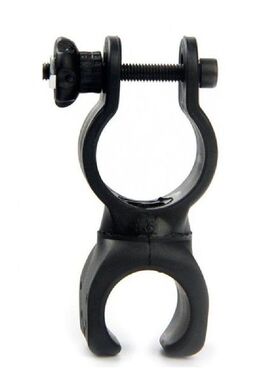 Cycling Clip Clamp Flashlight Mount Holder 360°Rotat