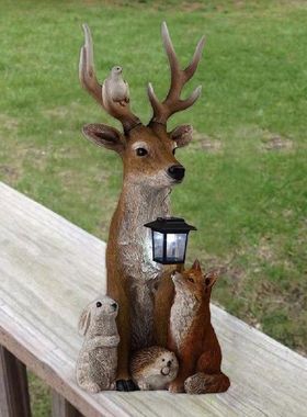 Miniatures Deer Resin Deer Exquisite Workmanship Animal