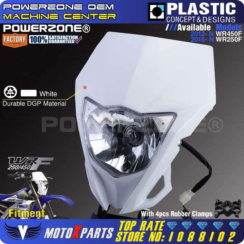 motorcycle  headlight headlamp for yamaha wr250f 2015-2018 w