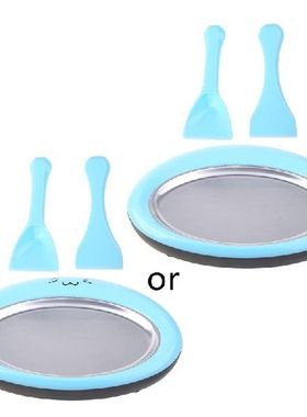 K1MF Pembuat Es Krim Gulung Mini Rumah Tangga dengan 2