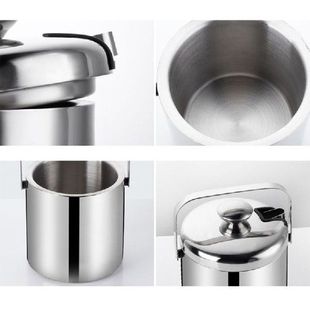 Double-Wall Stainless Steel Insulated Ice Bucket with Lid