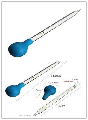 Dropper Pipet With Scale Line Blue&Transparent Hot R