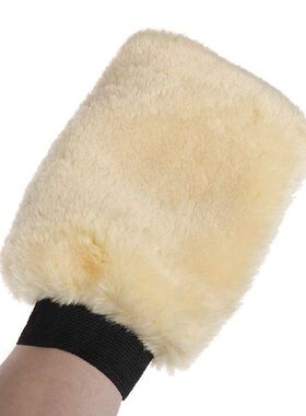 1Pair Microfiber Plush Car Detailing Soft Wash Mitten