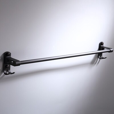 European design New Style Black single pole bathroom hardwar