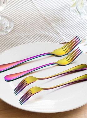 5 pcs Dinnerware Silverware Sets Rose Gold Matte Stainless