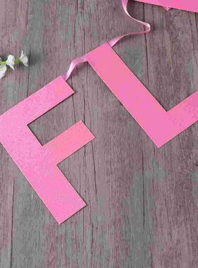 Let's Flamingle Bunting Banner Hawaii Party Supplier