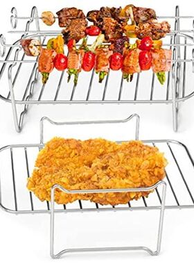 Air Fryer Grill Multifunctional Rack Portable Cooking Tools